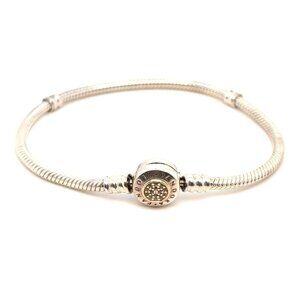 Pandora Two-Tone Pave Cz Bracelet